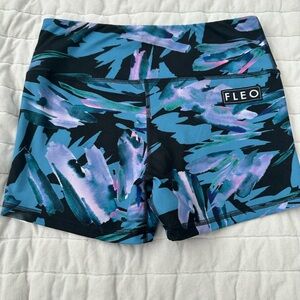 Fleo PHR shorts, brush stroke